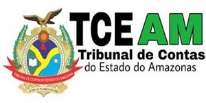 brasão do tce e texxto tce am tribunal de contas do estado do amazonas